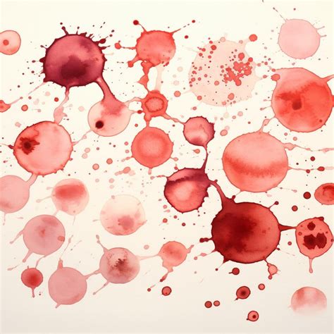 Premium AI Image Watercolor Abstracts With Ink Spots And Drips