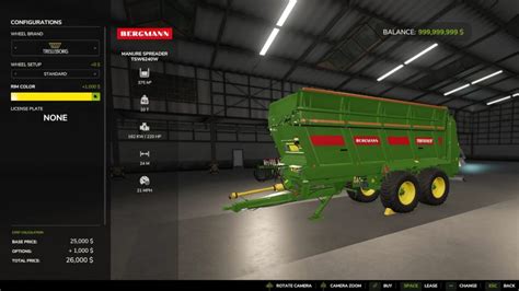 Manure Spreader TSW6240W V1 0 0 0 FS25 Mod Farming Simulator 22 Mod