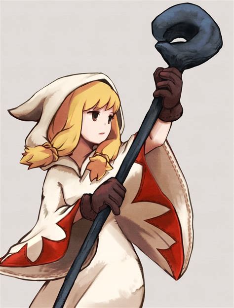 White Mage And White Mage Final Fantasy And 1 More Drawn By Yanpai