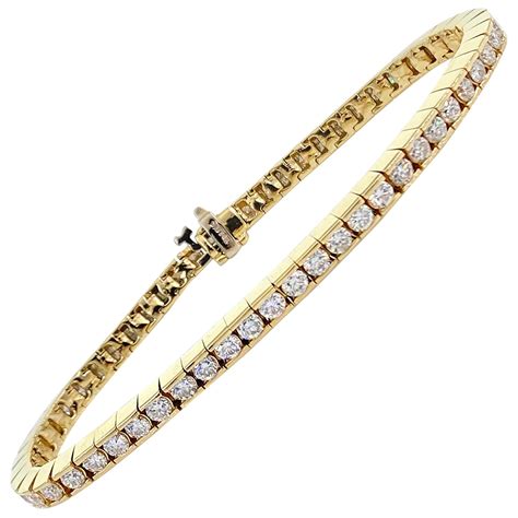 6 00 Carat Diamond Tennis Bracelet In White Gold At 1stdibs Rolex And