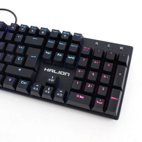 Teclado Mecanico Halion Caster Ha K911 Switch Blue