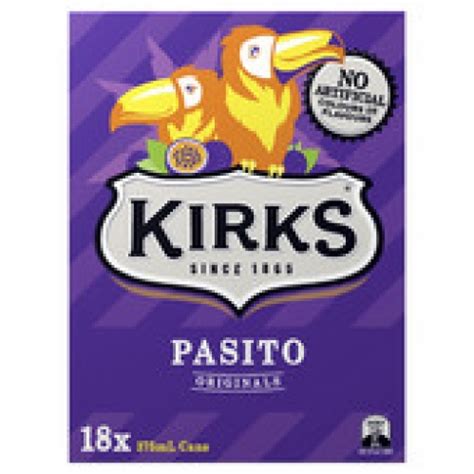 View Kirks 18pk Pasito Soft Drink 18 pack - Local Dry Goods