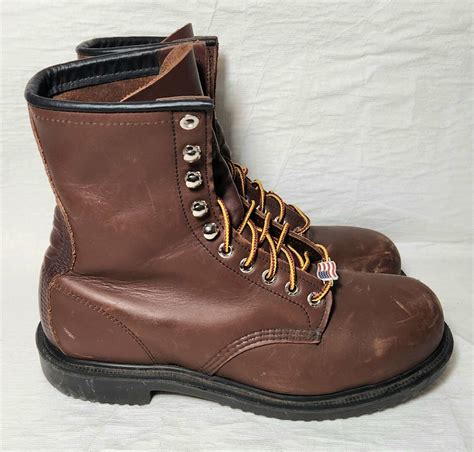 Red Wing 2233 Supersole 8 Inch Safety Toe Work Boots Gem