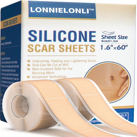 Amazon Medical Grade Silicone Scar Sheets Silicone Scar Tape 1