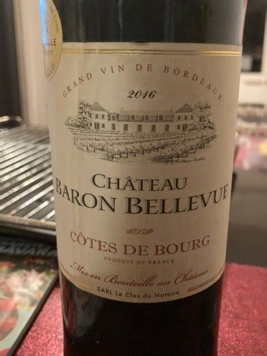 Château Baron Bellevue Côtes de Bourg Vivino