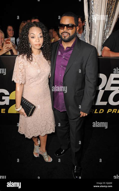 Miami Beach Fl January 06 Ice Cube Kimberly Woodruff Attends World