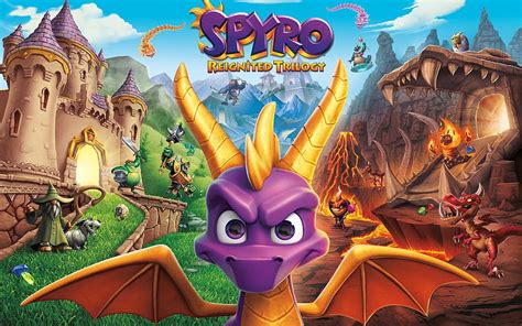 Spyro Reignited Trilogy Puzzle Background HD Wallpaper Pxfuel