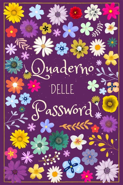 Quaderno Delle Password Per Conservare E Organizzare Tutte Le Tue