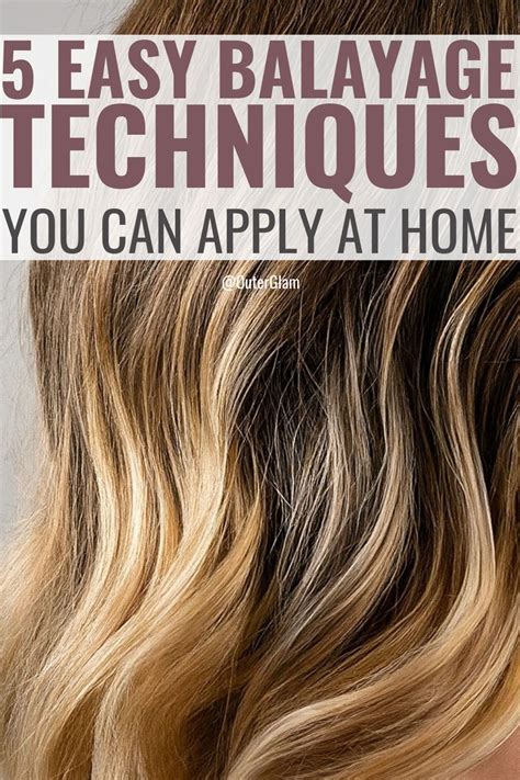 Easy Balayage Techniques You Can Apply At Home Nel Capelli