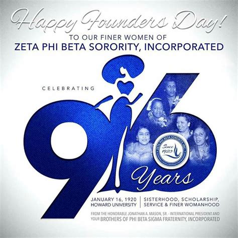 Zeta Phi Beta Sorority Inc Zeta Phi Beta Phi Beta Sigma Fraternity Happy Founders Day