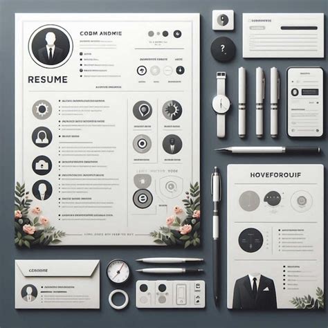 Premium Photo Resume Layout