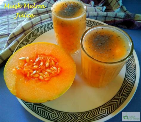 Muskmelon Juice Yummy Ashas Kitchen