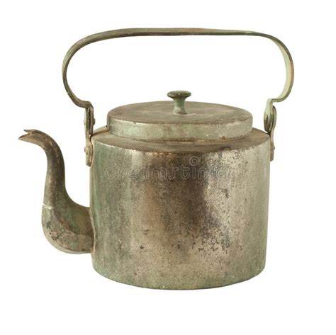 Old Kettle Stock Image Image Of Teakettle Isolate Metal 21183541