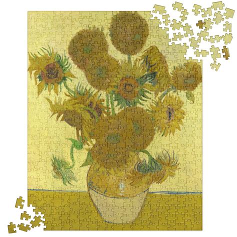 Puzzle Sunflowers Van Gogh Jigsaw Puzzle Puzzles For Adults Puzzles