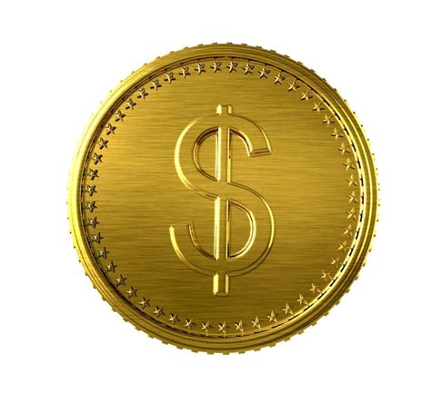 Premium Photo Gold Coin With Dollar Sign Illustration