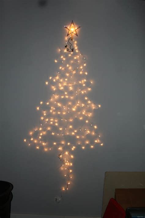 Christmas Tree Of Lights On Wall Warisan Lighting