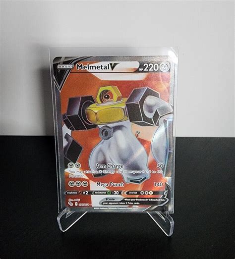 Pokémon TCG Melmetal V Full Art Pokemon GO 075 078 Ultra Rare NM M eBay