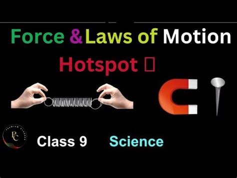 Class 9 Force And Laws Of Motion Hotspot Full Explanation