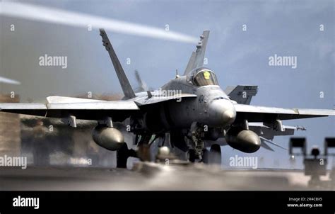 US Navy An F A 18C Hornet Assigned To The Fist Of The Fleet Of