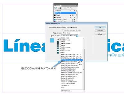 Linea Cinetica Tintas Planas Y El Panel Muestras En Indesign