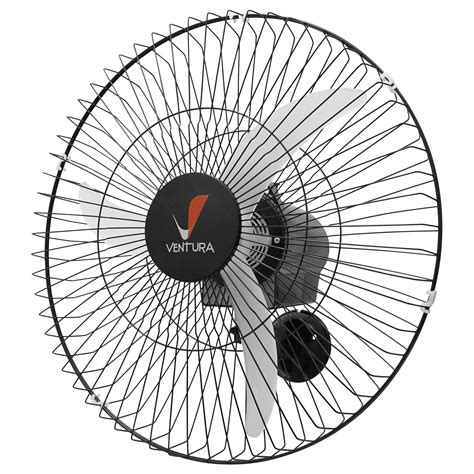 VENTILADOR DE PAREDE OSCILANTE VENTURA 60CM PRETO BIVOLT 79 6425