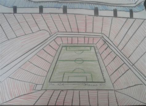 Estadio Dibujos De Campos Cancha De Futbol Dibujo Dibujos De Futbol