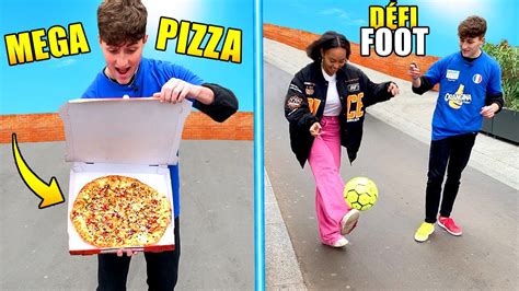 Star Freestyle Toffre 1 Mega Pizza Si Tu RÉussis Ce DÉfi Foot Jai