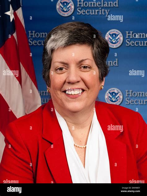 Department of Homeland Security Secretary Janet Napolitano Stock Photo ...