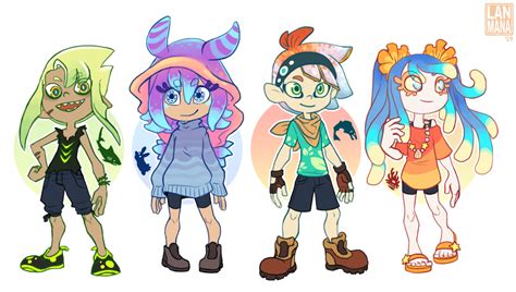 Splatoon Races By Lanmana On Deviantart