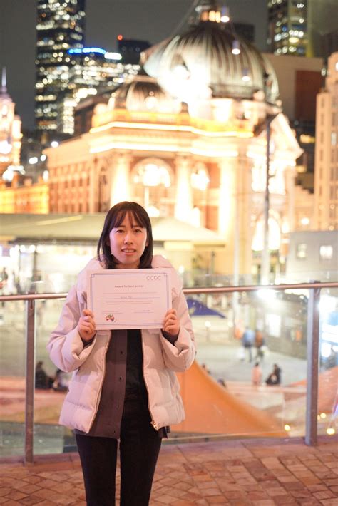 Kubo Haruka Won The Ccdc Poster Prize Interactive Materials Science Cadet