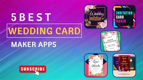 Best Wedding Card Maker Apps Free Invitation Card Maker Apps Youtube