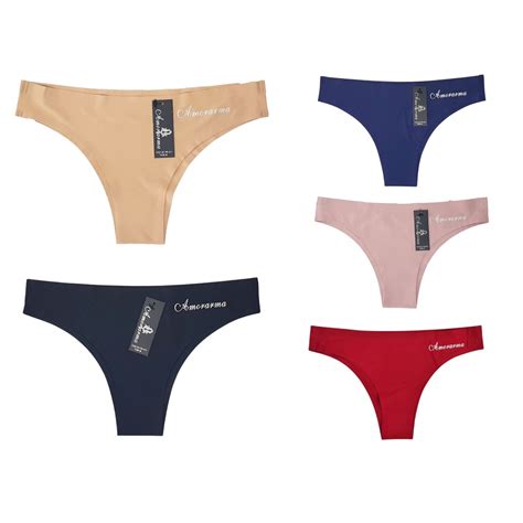 Kit Calcinha lingerie Sem Costura Não Marca Lisas Tanga Corte a laser Amorarma Shopee Brasil