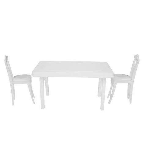 Akozon Table De D Ner De Poup Es Table De D Ner Et Chaises D