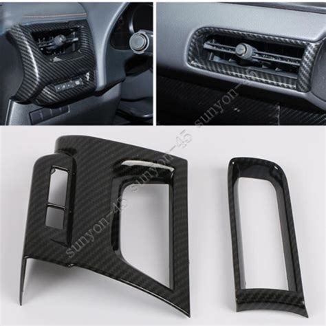 For Lexus Ux H Abs Carbon Fiber Side Air Vent Cover Trim