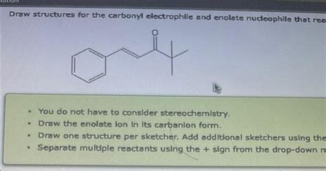 Answered Draw Structures For The Carbonyl Bartleby