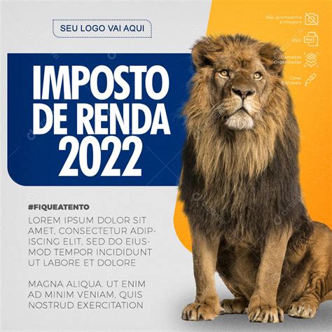 Imposto De Renda 2022 Social Media PSD Editável download Designi