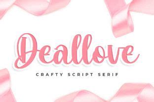 Deallove Font By Abodaniel Creative Fabrica Free Commercial Fonts