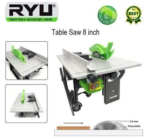 Jual Tekiro Ryu Rts Table Saw Inch Mesin Gergaji Kayu Meja Di