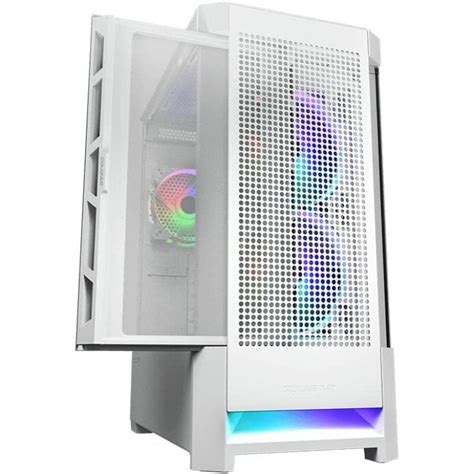 Cougar Airface Rgb Mid Tower Cristal Templado Usb Blanca