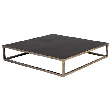 A Traventine Square Coffee Table For Ello Furniture At 1stdibs