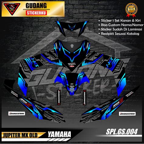 Jual Stiker Decal Full Body Motor Yamaha Jupiter Mx Old Stiker Decal