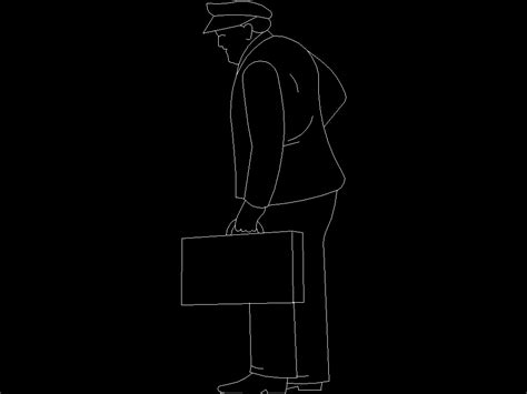 Person Elevation In Dwg 963 Kb Cad Library