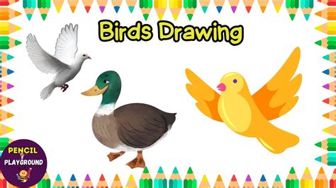 How To Draw A Flying Bird Easy Drawing Step By Step Birds Drawing Youtube