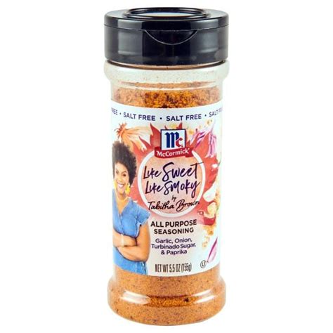 Mccormick Salt Free Like Sweet Like Smoky By Tabitha Brown All Purpose