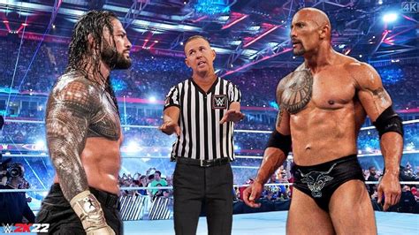 FULL MATCH Roman Reigns Vs The Rock Iron Man Match 2023 4K 60FPS