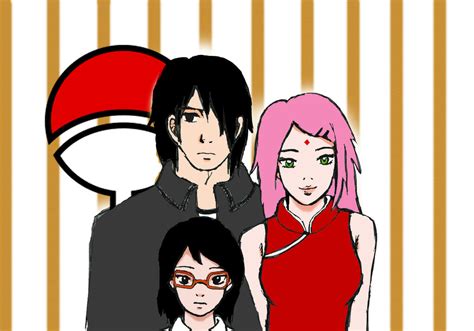 Sasuke and Sakura - family by Koa-chan2103 on DeviantArt