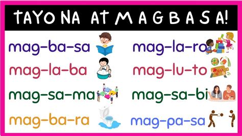 Pagsasanay Bumasa Ng Mga Salitang May Apat Na Pantig Part Hakbang Hot