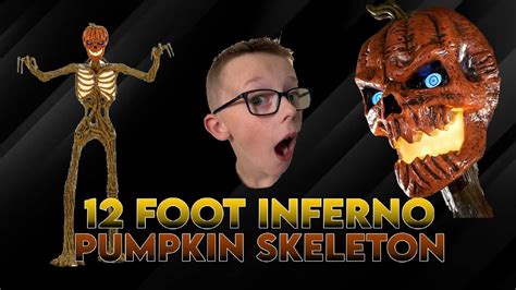 12 Ft Inferno Pumpkin Skeleton Unboxing Home Depot EXCLUSIVE Halloween