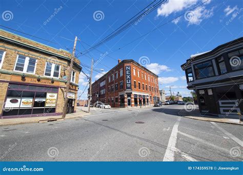 Pawtucket Historic Downtown, Rhode Island, USA Editorial Stock Photo ...