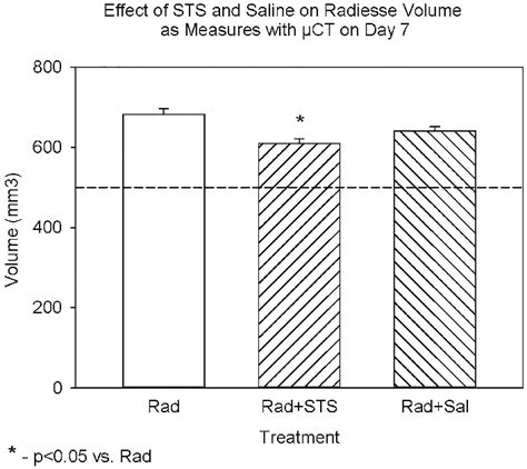 CaHA volume as estimated using µCT for experimental groups 7 days after ...